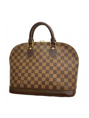 Louis Vuitton Handbag Damier Alma Ebene